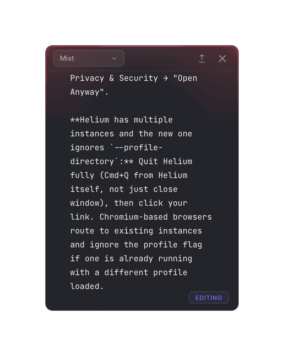 Raynote floating capture window for global-hotkey sticky notes on macOS